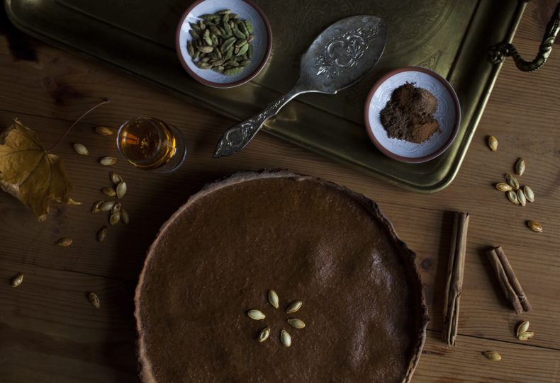 Spiced Whisky Pumpkin Pie